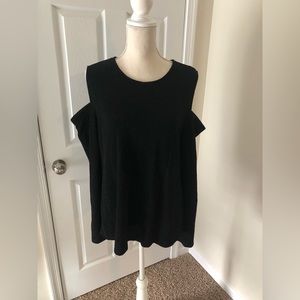 Calvin Klein Women’s Long Sleeve Blouse with shoulder cut out